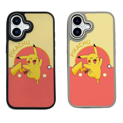 Luxury Pokemons Cute Picachu Phone Case For iPhone