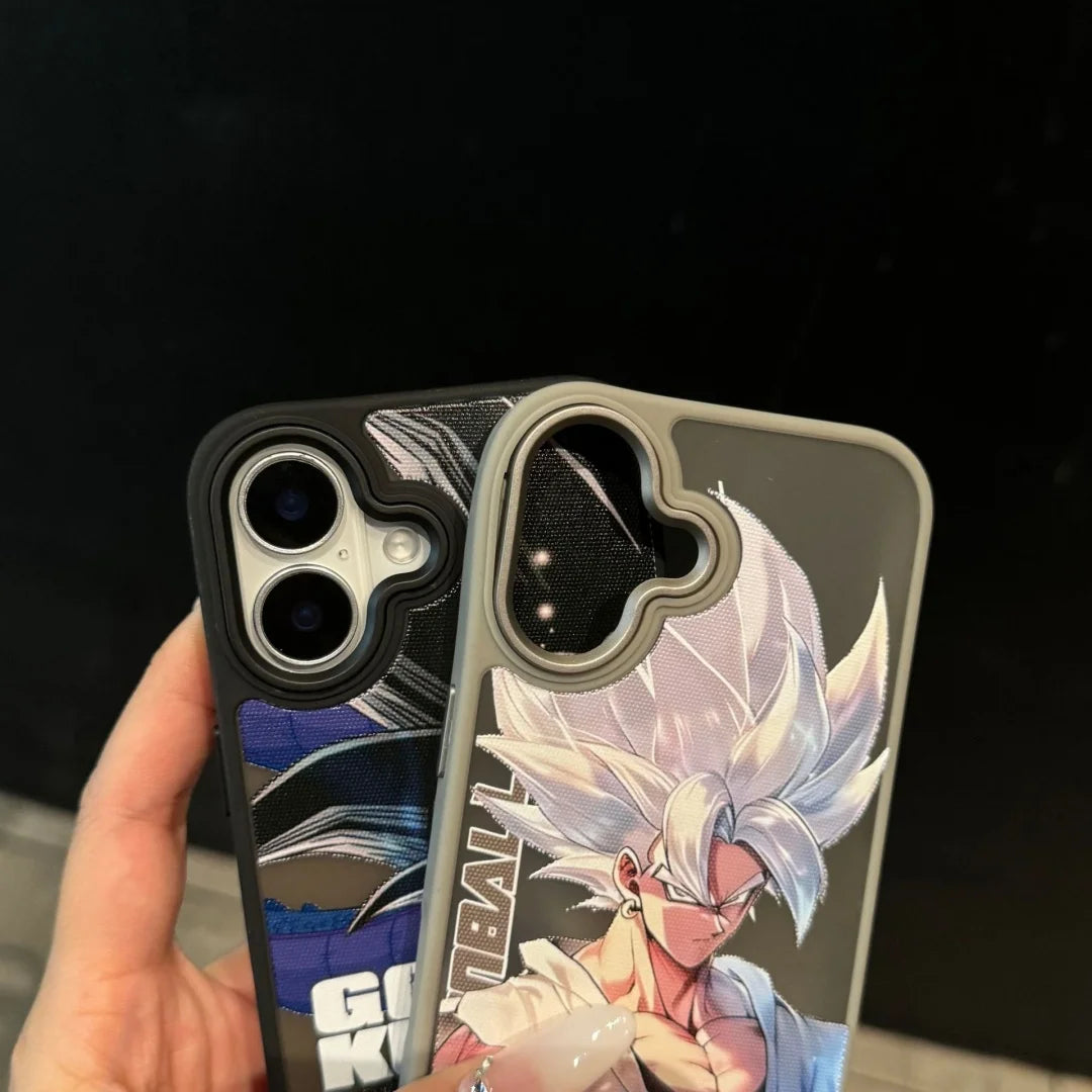 3D Dragon Ball Son Goku Vegeta Phone Case For iPhone
