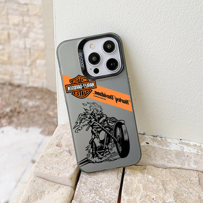 Motorcycles Phone Case Candy Matte Shockproof Harleys Davidsons Cover For iPhone