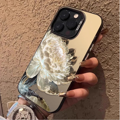 White Lotus Phone Case For iPhone