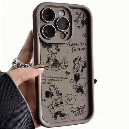 Disney Sketch Minnie Cartoon Phone Case For IPhone