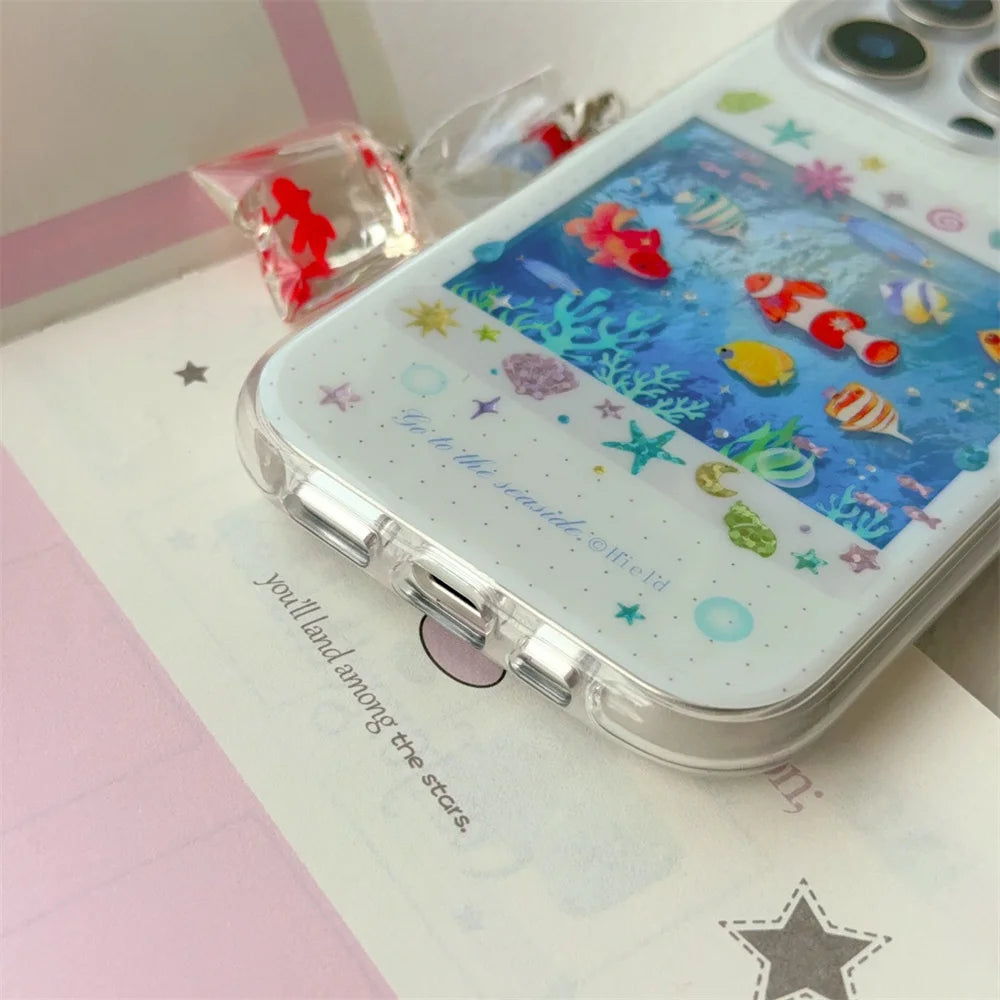 Korean Cute Ocean Fish Phone Case