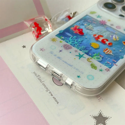 Korean Cute Ocean Fish Phone Case