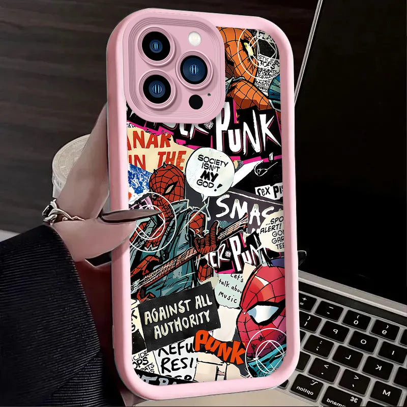 Cool Marvel Spider Man Comic For iPhone Phone Case