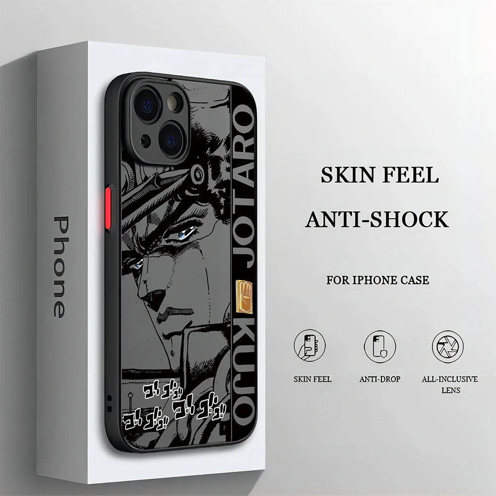 Anime JOJO's Bizarre Adventure Jojo Gyro Zeppeli Phone Case For iPhone