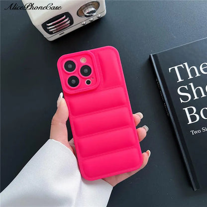 Down Jacket TPU Phone Case For iPhone