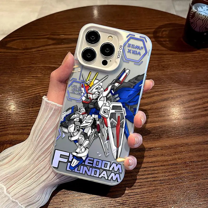 Anime Peripheral Mobile Suit Gundam Phone Case SuitableFor iPhone