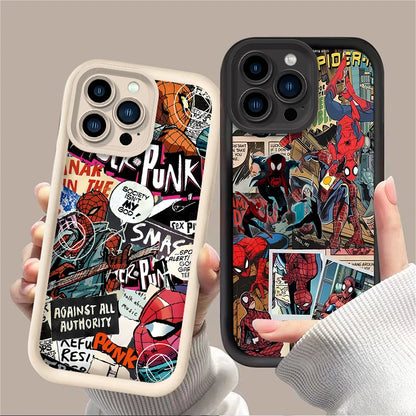 Cool Marvel Spider Man Comic For iPhone Phone Case