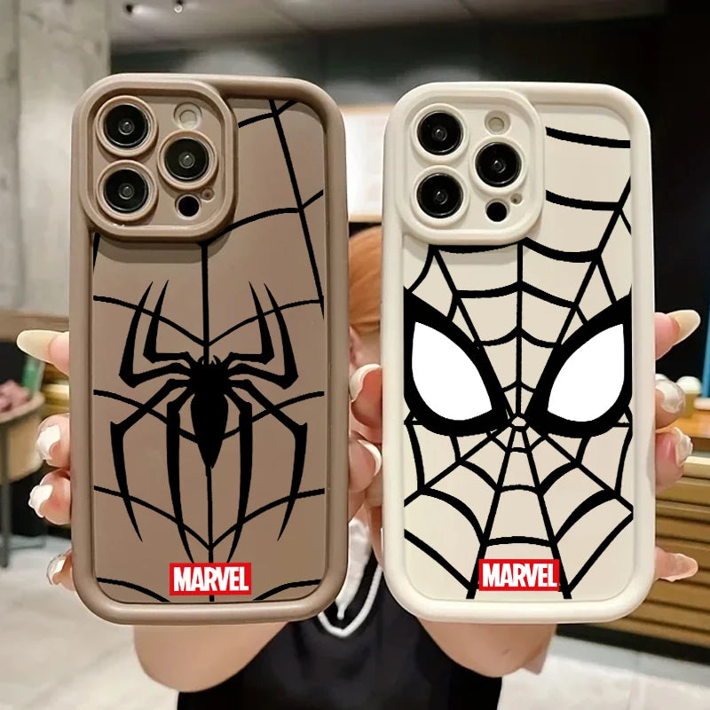 Hot Marvel Spider Man Silicone Soft Phone Case For iPhone