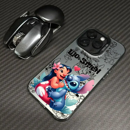 Disney Stitch Angel Cute Phone Case For iPhone