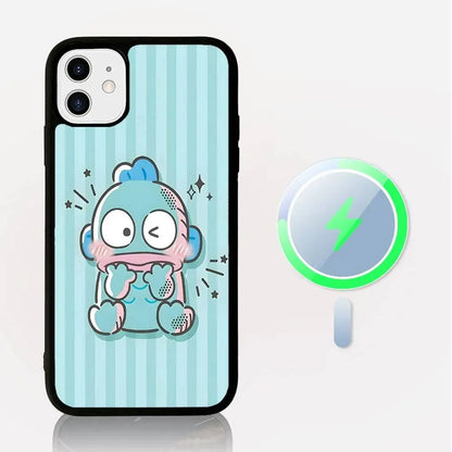 Cute Cartoon Hangyodon Phone Case Magnetic Case For iPhone