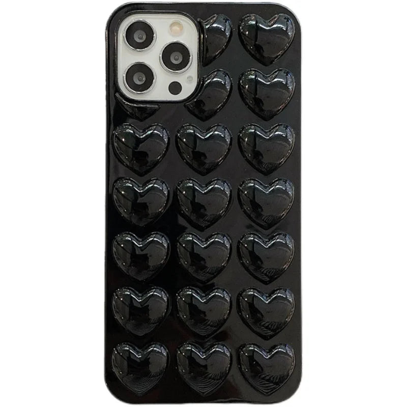 Cute 3D Love Heart Phone Case