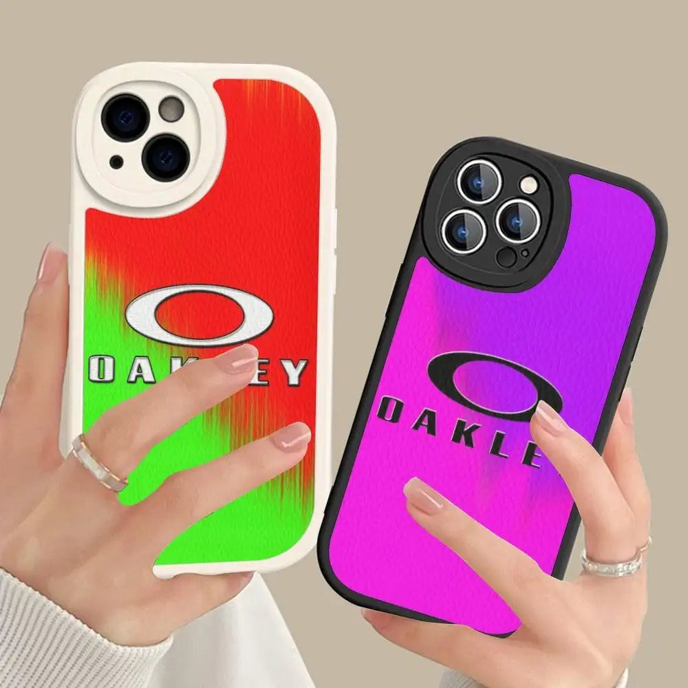 Oakley Design Art Phone Case Hard Leather For iPhone