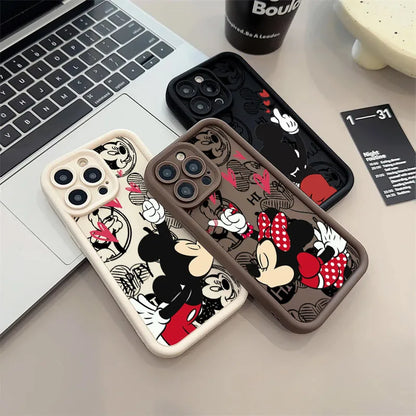 Disney Minnie Mickey Mouse Love Phone Case For iPhone