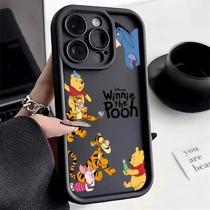 Winnie Piglet Tigger Cartoon Phone Case For iPhone