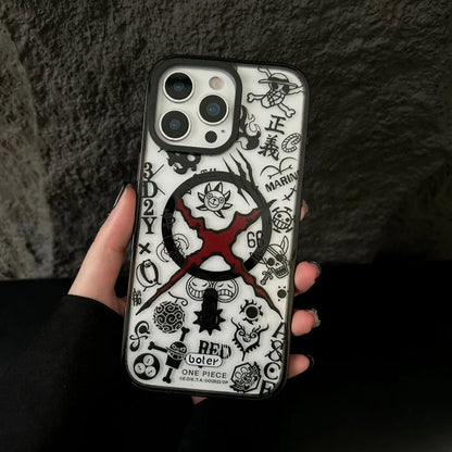 One Piece Luffy Zoro Phone Case For iPhone