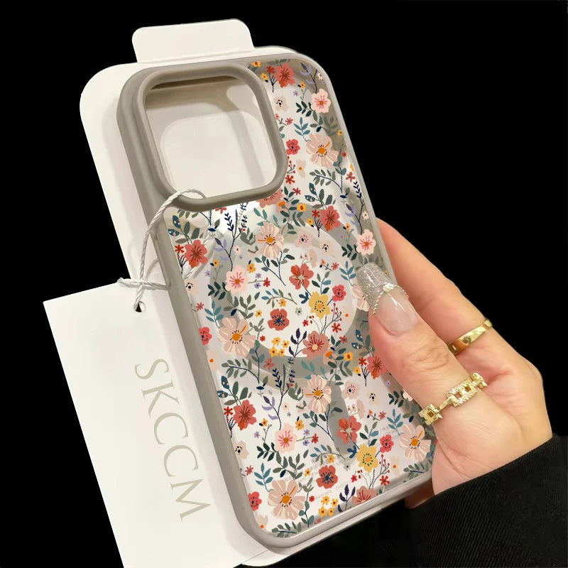 Cute Flower Pattern Phone Case For iPhone