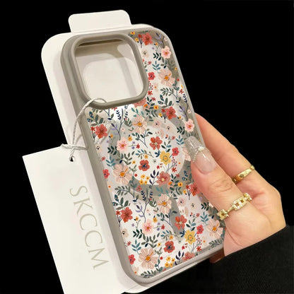 Cute Flower Pattern Phone Case For iPhone