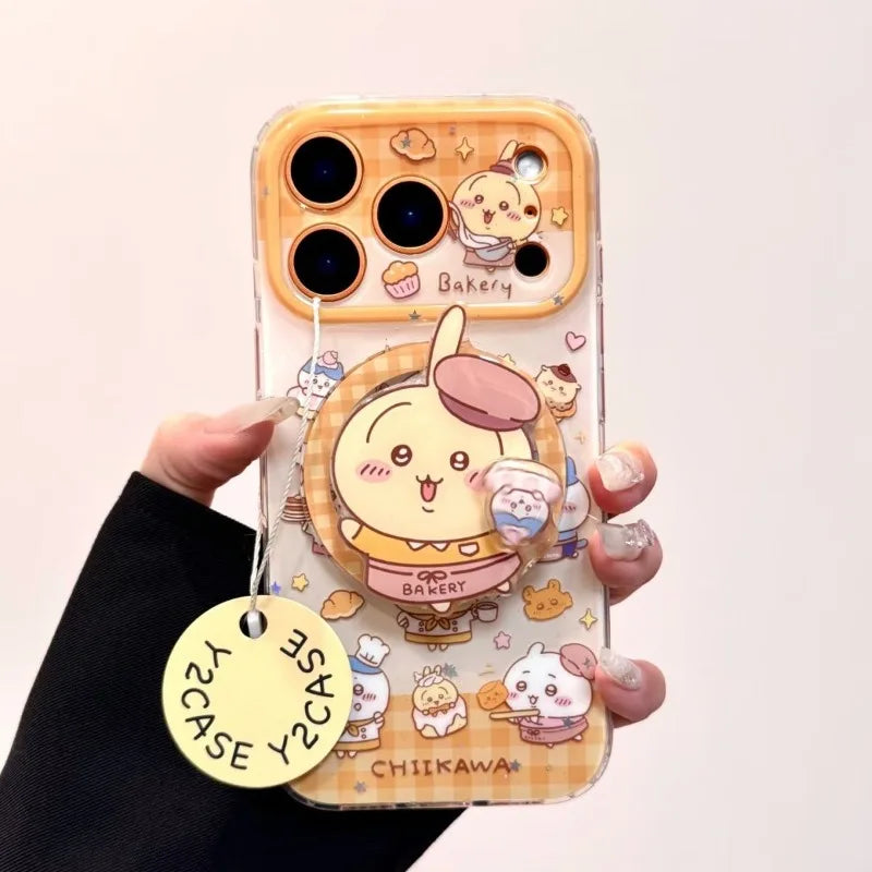 Anime Chiikawa Usagi cartoon Magnetic holder Suitable For iPhone