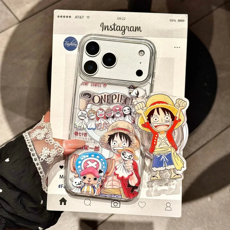 3D Luffy Chopper One Piece Phone Case For iPhone