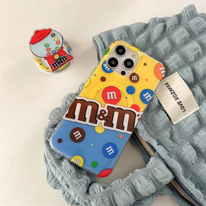 Cute Chocolate Bean Magnetic Phone Case
