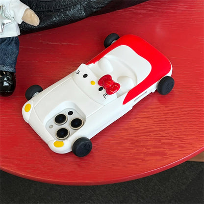 Car Shaped Hello Kitty Cute Phone Case
