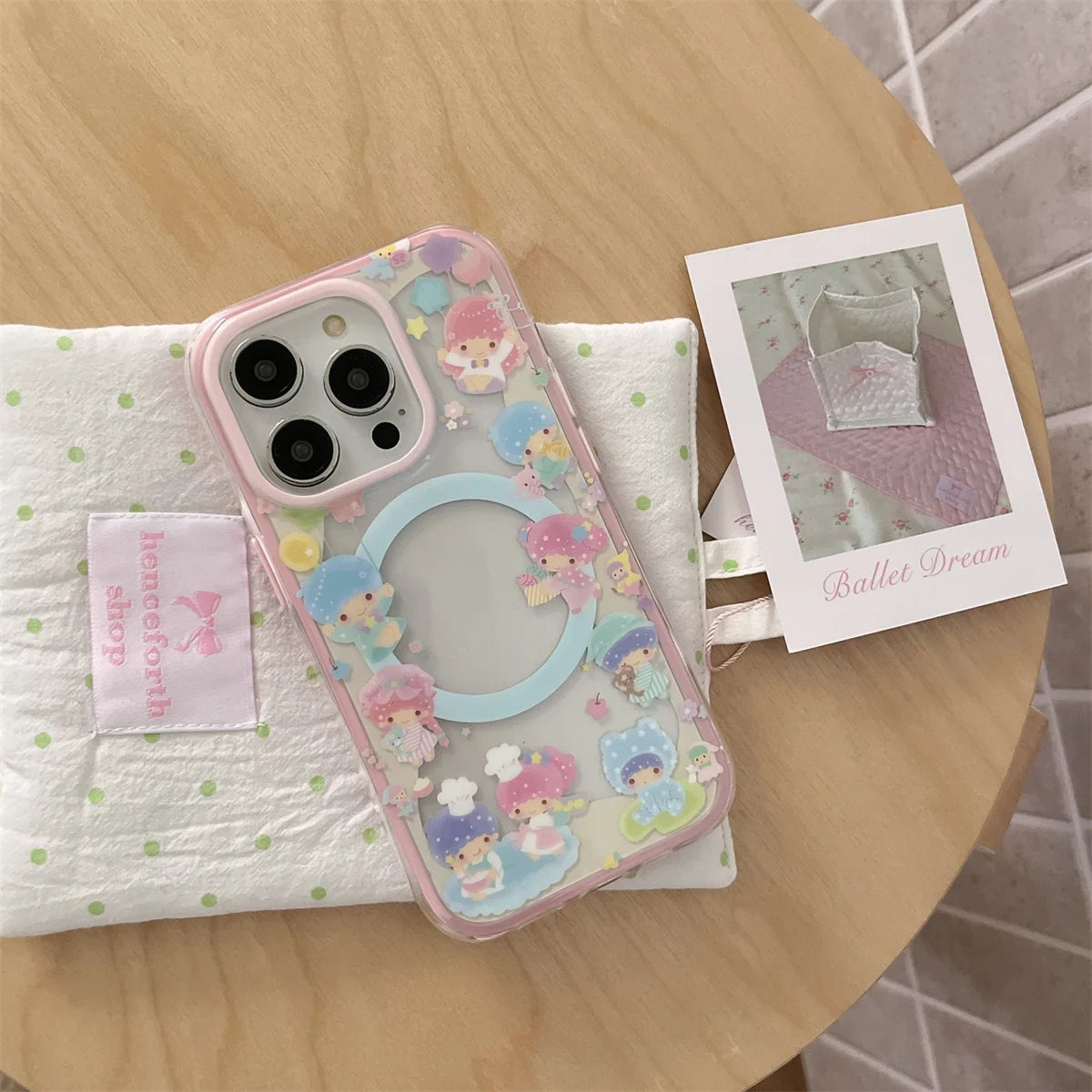 New Pink Shake Stand Phone Case For iPhone