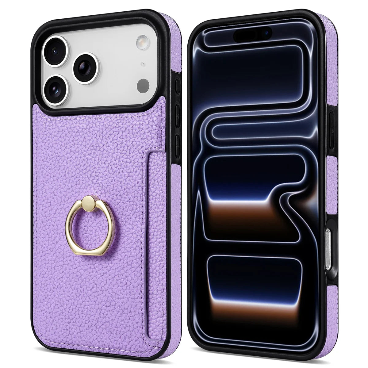 Leather Wallet Card Solt Phone Case For iPhone