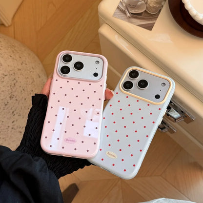 Ins Polka Dot Ultra Slim Phone Case  For iPhone