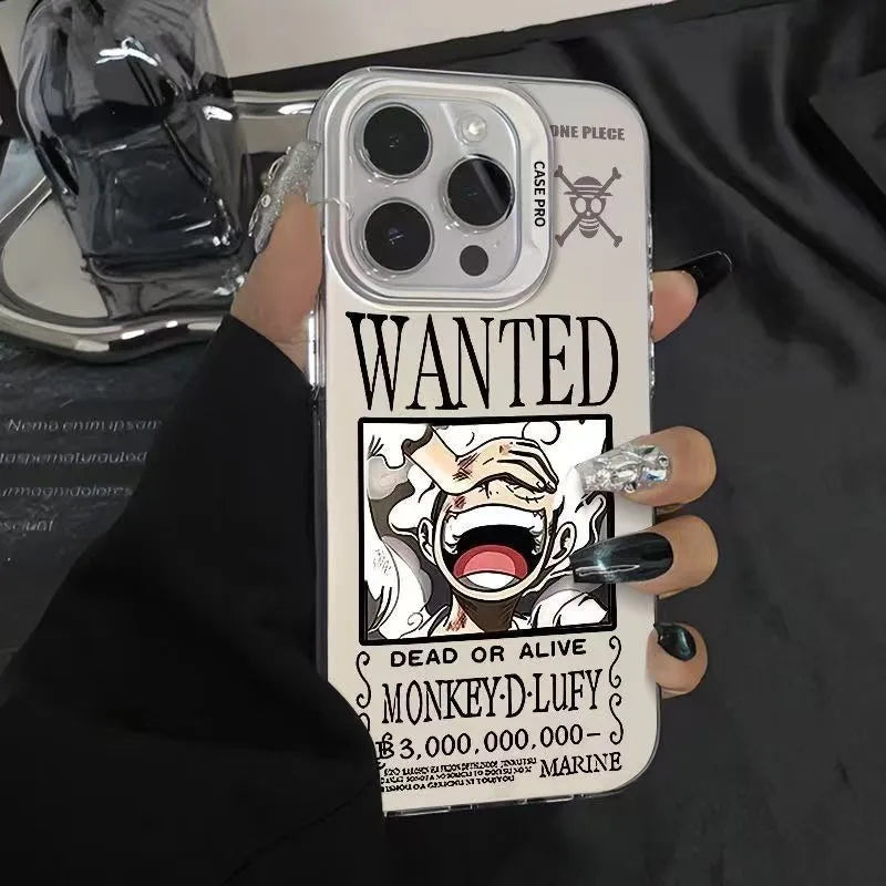 One Piece Luffy Model Wanted Phone Case  For iPhone