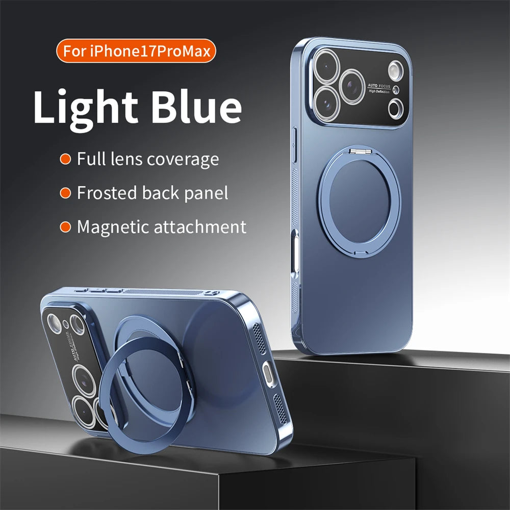 360° Rotating Magnetic Ring Stand Case For Magsafe For iPhone