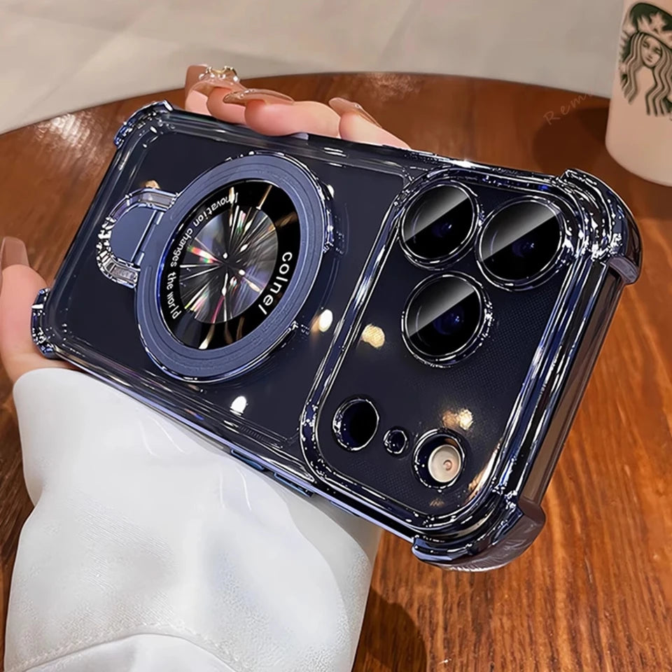 Magnetic Stand Phone Case For iPhone