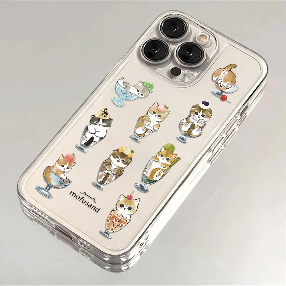 Cute Mofusands cat Phone Case