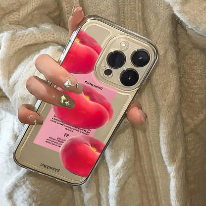 Tomato Fruit Clear Cute Phone Case