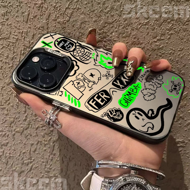 Street Classic Graffiti Print Phone Case For iPhone
