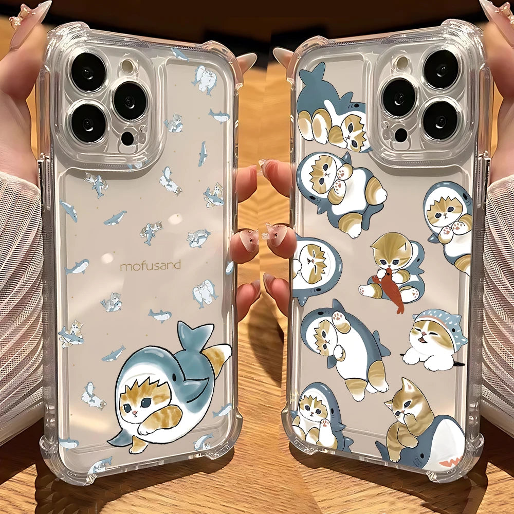 Mofusands Cat Phone Case For iPhone
