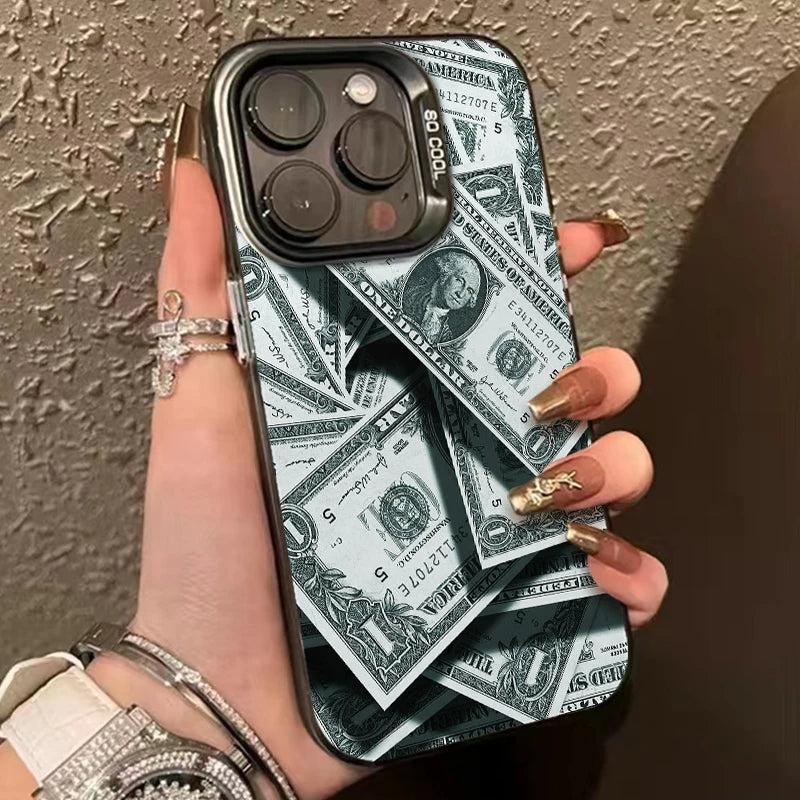 Cool Dollars Coverage Banknote Design Soft Phone Case