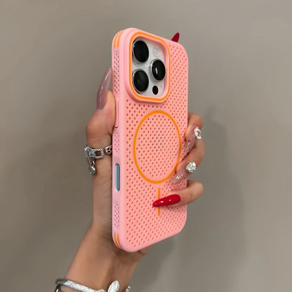 Luxury Magsafe Heat Dissipation Candy Phone Case