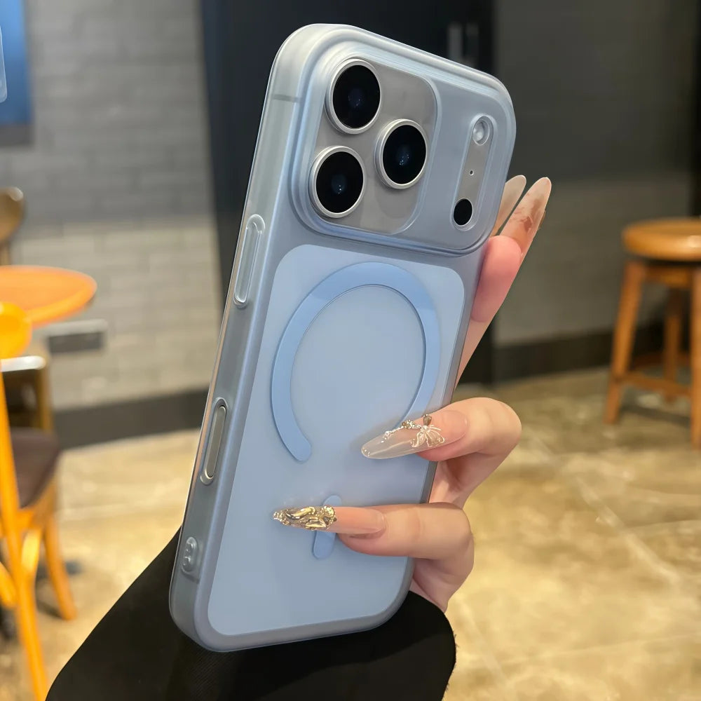 Thin Frosted Funda PC Translucent Case For iPhone