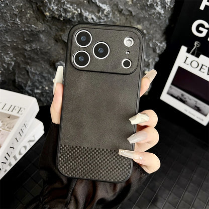 Luxury Soft Leather Case For iPhone