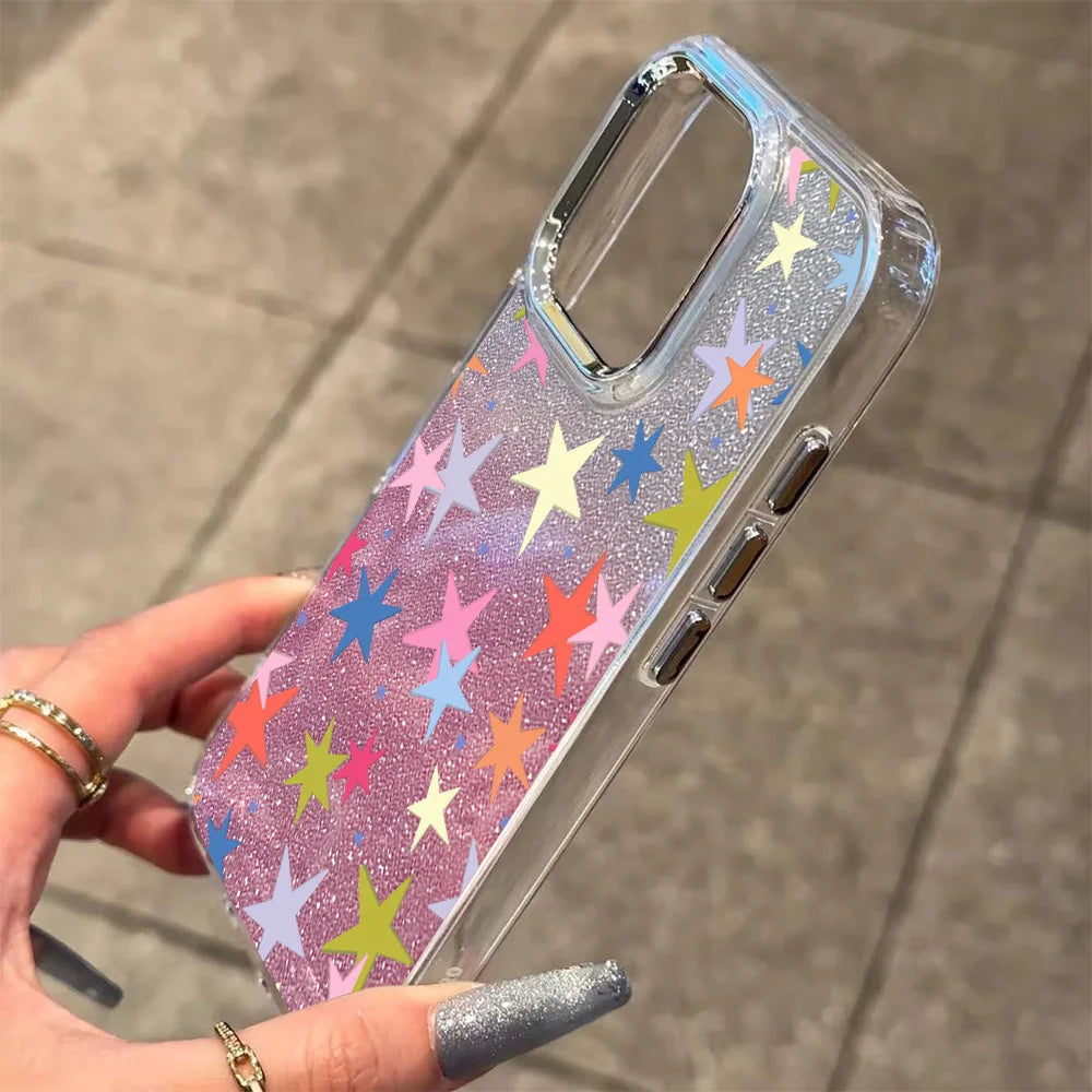 Colorful Stars Phone Case For iPhone