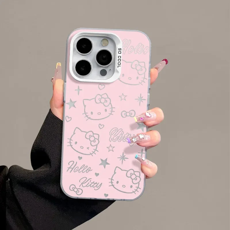 Hello Kitty Star Cute Phone Case For iPhone