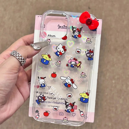 Hello Kitty Kuromi Pochacco Cute Phone Case For iPhone