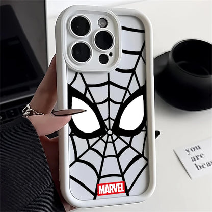 Hot Marvel Spider Man Silicone Soft Phone Case For iPhone