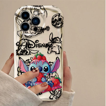 Cartoon Stitch Phone Case For iPhone