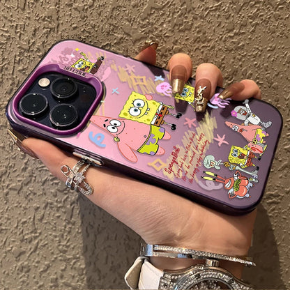 SpongeBob Patrick Star Hard Phone Case For iPhone
