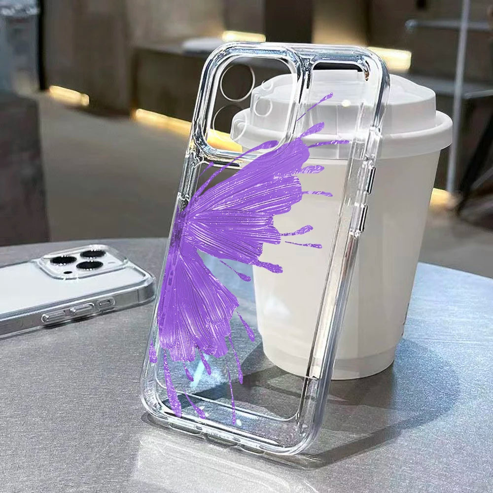 Oil Painting Purple Flower Phone Case