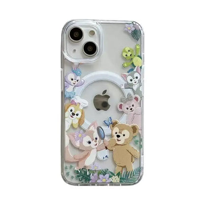 Disney LinaBell CookieAnn Duffy Mobile Phone Case Magnetic Holder Available For iPhone
