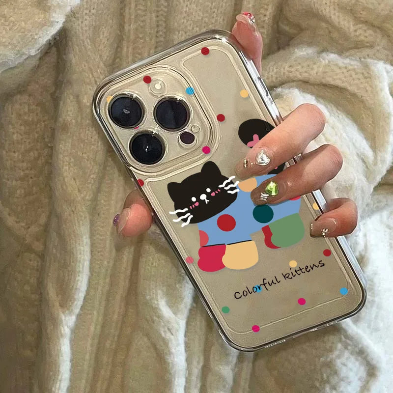 Colorful Cute Cat Phone Case