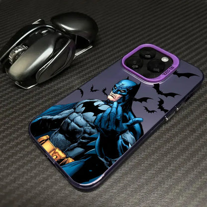 Cool Bats-Man Logo Hero Phone Case For iPhone